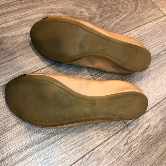 J.Crew Tan & Black Patent Cap Toe Ballet Flats - Picture 12 of 16